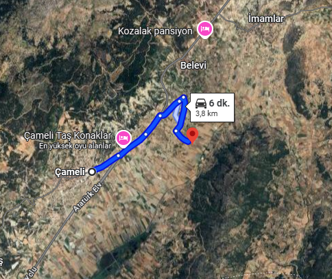 DENİZLİ ÇAMELİ BELEVİ MAHALLESİNDE  5283 M² TARLAMIZ SATILIKTIR - DENİZLİ ÇAMELİ fotoğraf 4